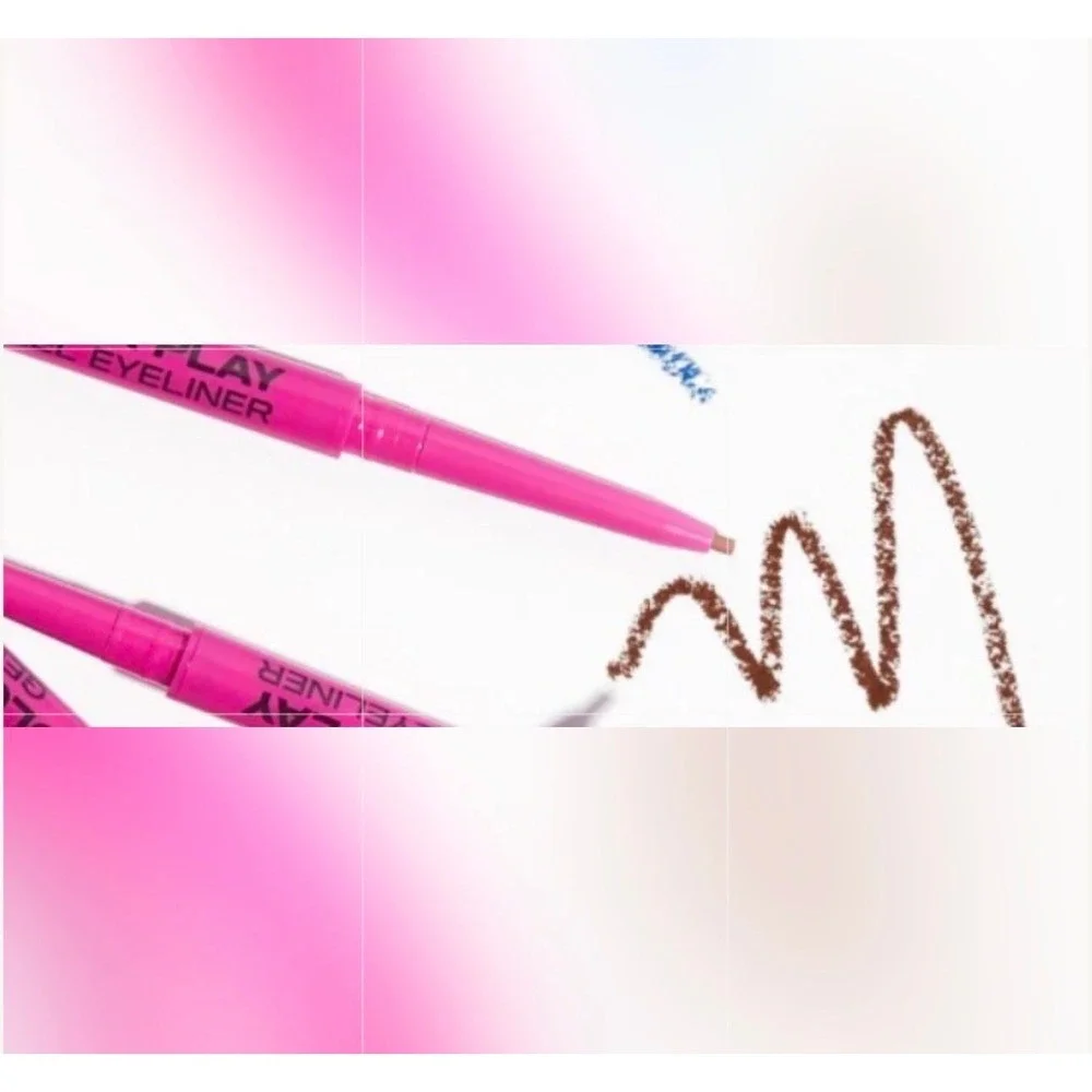 BH Cosmetics Colour Play Gel Eyeliner Brown Smudge Proof Twist Up Makeup NEW